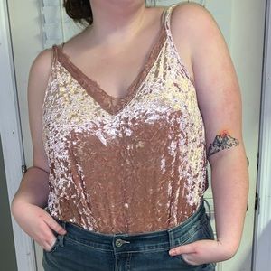 Torrid Pink Velvet Tanktop